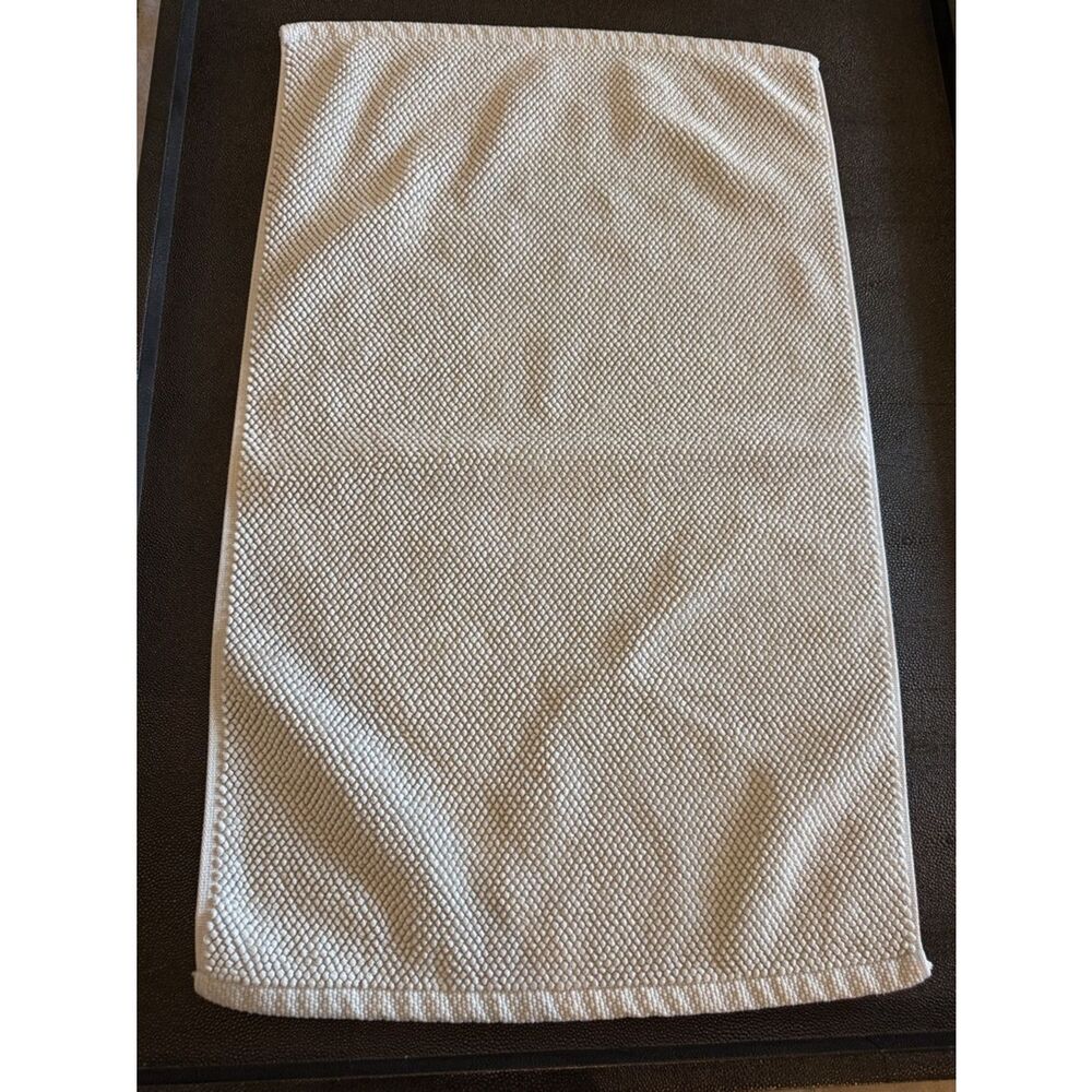 UGG Light Grey Textured Reversible Bath Mat cotton one size